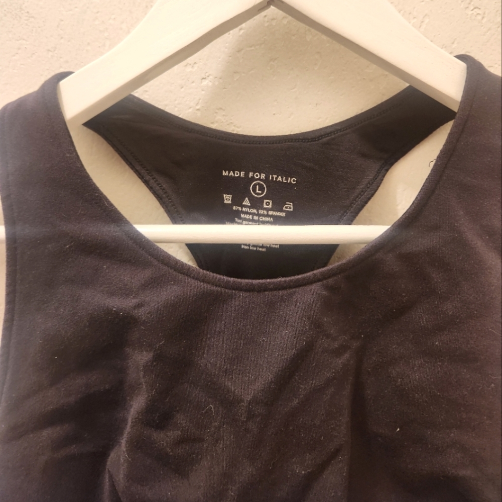 Italic | High-Coverage Racerback Sports Bra - Picture 9 of 10